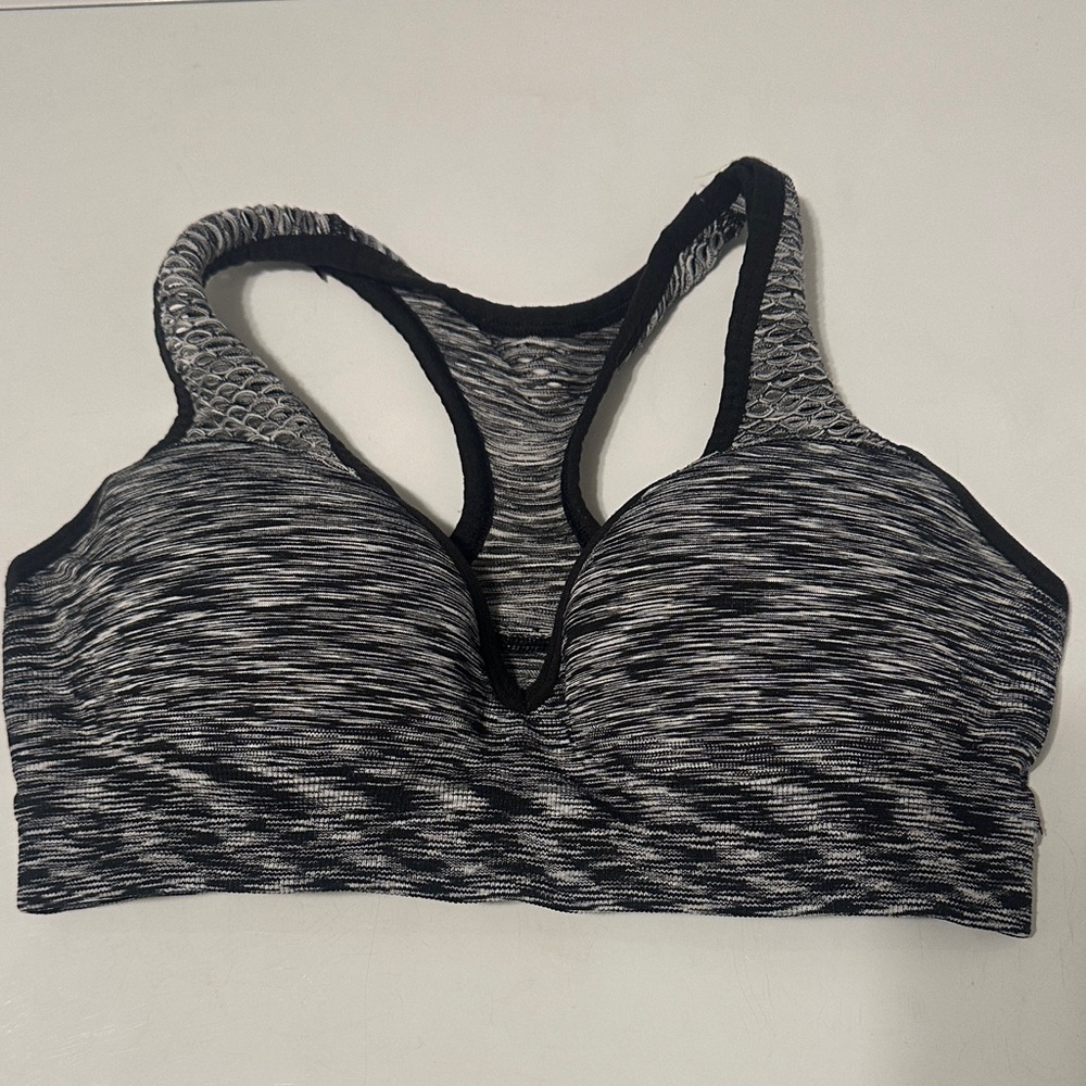 PINK Victoria’s Secret Black and Gray Sports Bra